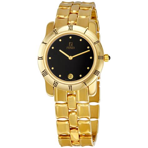 fendi watch gold